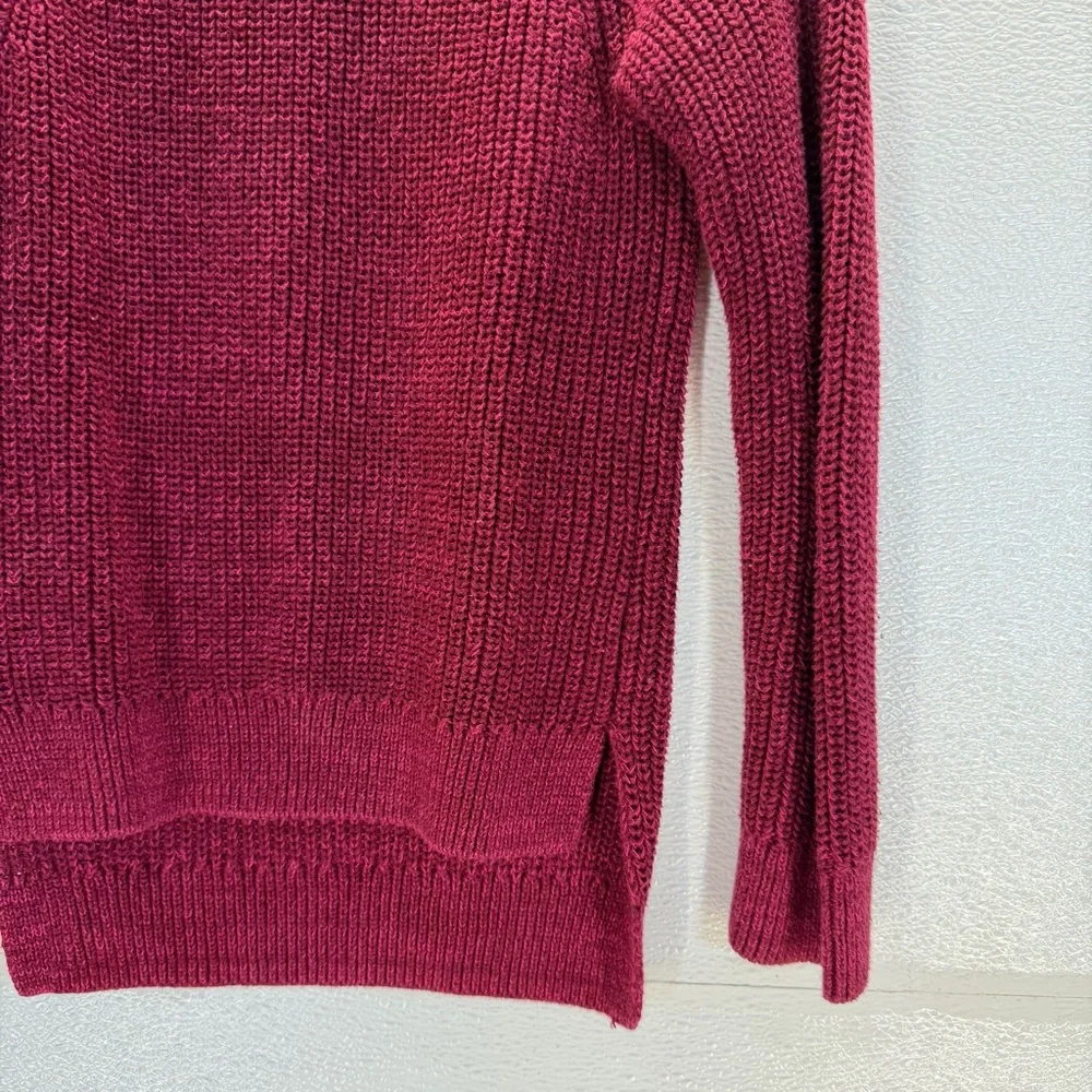 The Children’s‎ Place Burgundy Lace-Up Shoulder Knit Sweater 5/6